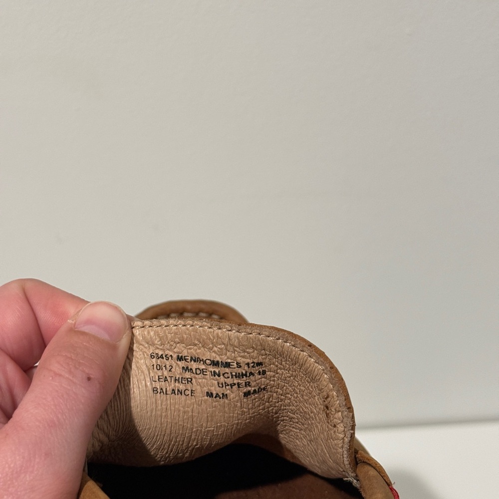 Clarks Tan Suede Slip-On Loafers - Picture 5 of 6